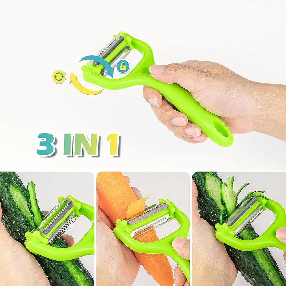 ✂️ GlowChop FiveBlade – Multipurpose Herb Scissors Set