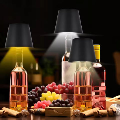 💡 GlowHome AuraBottle – Dimmable LED Bottle Lamp with Rechargeable Battery