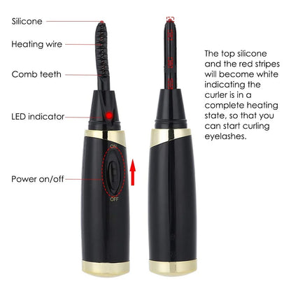 🔥 GlowCurl PrecisionHeat – Portable Heated Eyelash Curler