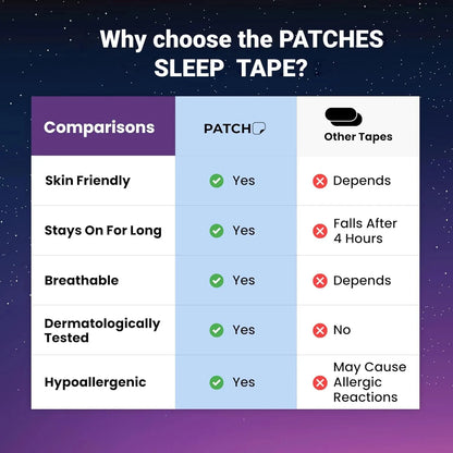 😴 GlowBreathe SleepSeal – Hypoallergenic Mouth Tape for Better Nasal Breathing