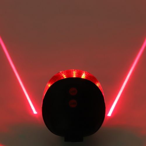 🚴 GlowRide LaserGuard – High-Visibility Laser Lane Rear Bike Light