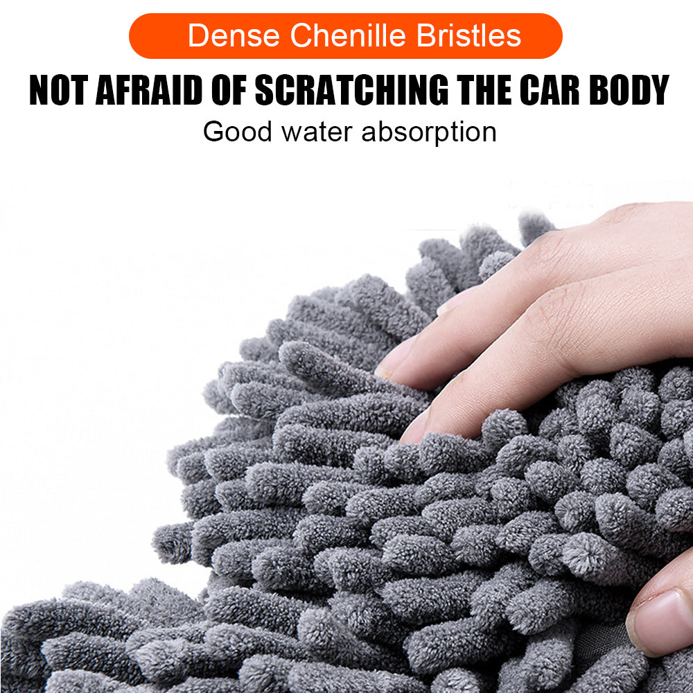 🚗 GlowAuto HydroSweep Pro – 360° Double Brush Car Mop Washer
