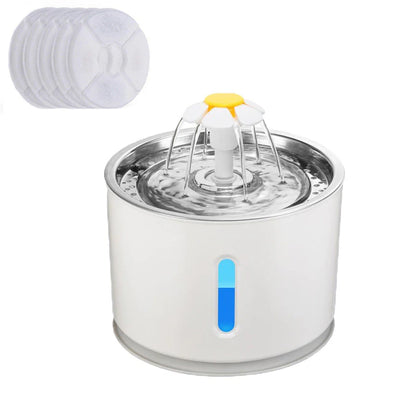 🐱 GlowPet BloomFlow – Petal-Inspired Cat Water Fountain
