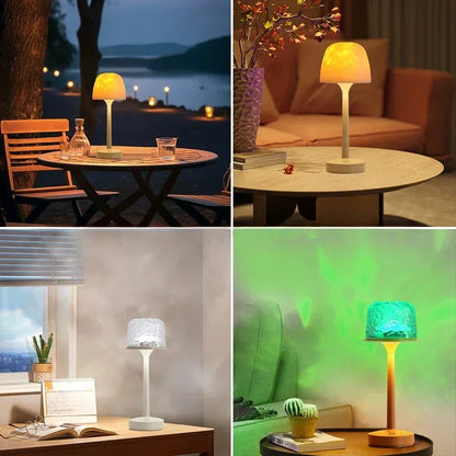 🍄 GlowHome RippleMushroom – Water Ripple Projection Mood Lamp with 16 Colors