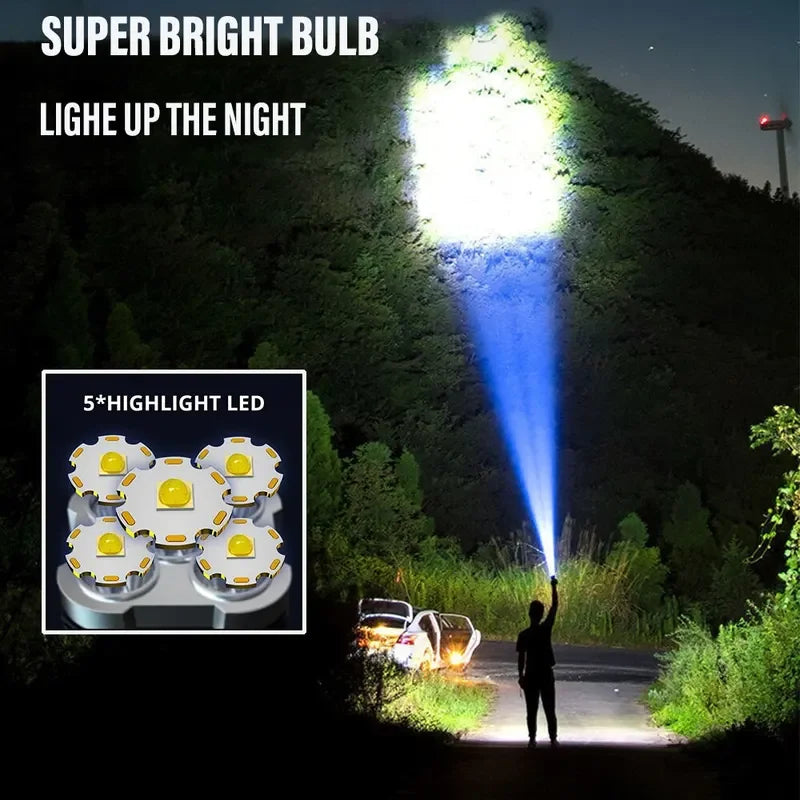 🔦 GlowBeam Max – High-Power Long-Range LED Flashlight