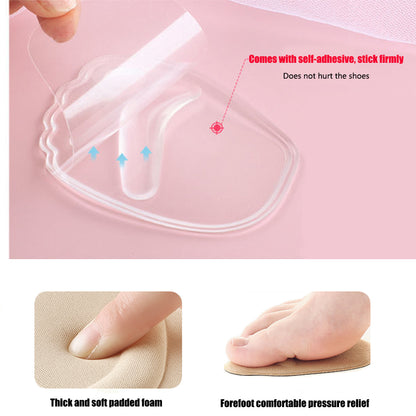 GlowStep ComfortPads – Soft Forefoot Cushion Insoles