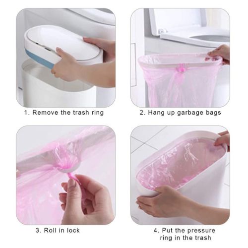 🚮 GlowHome TouchFree Bin – Smart Motion Sensor Trash Can
