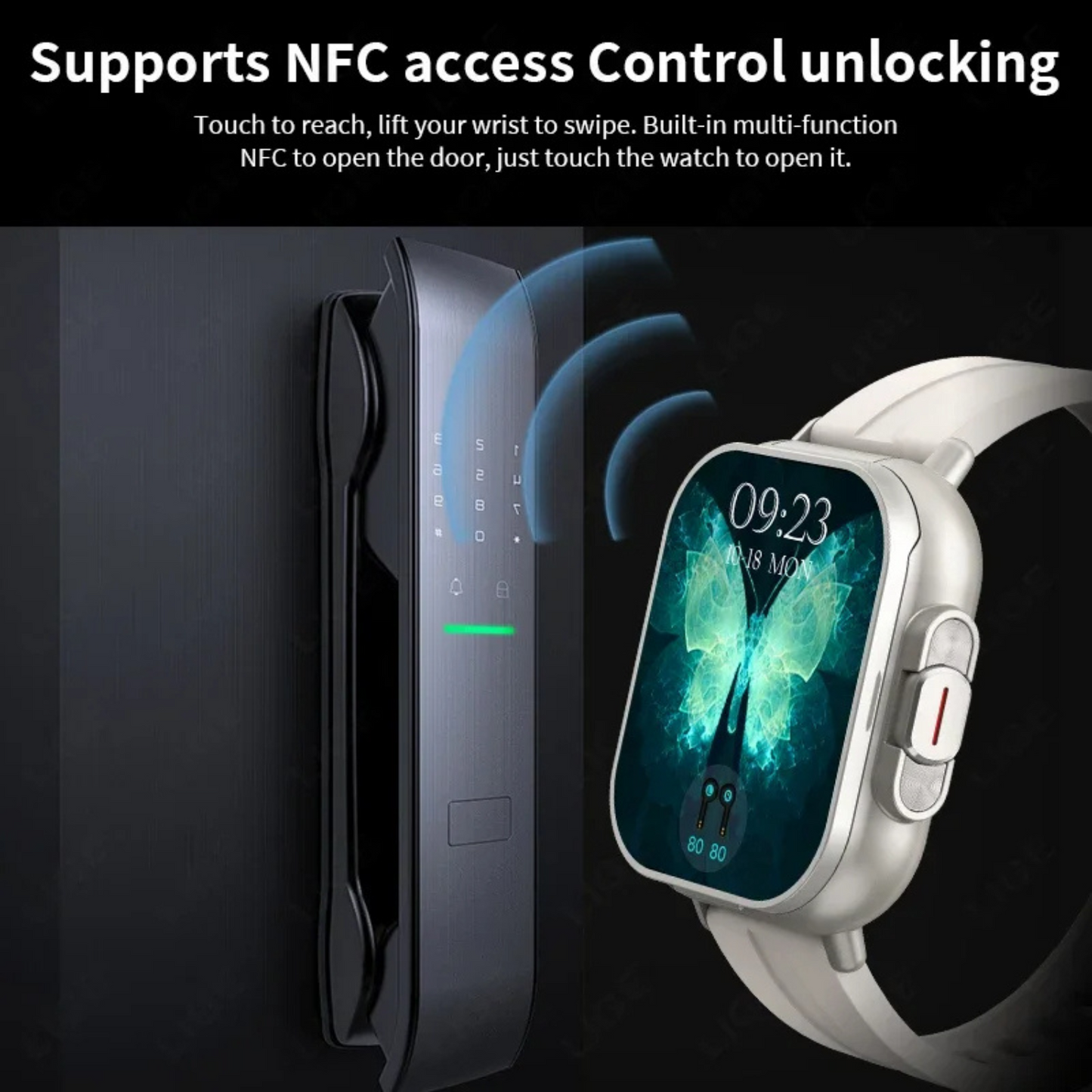 ⌚🎧 GlowTech SyncWear Duo – 2-in-1 Smartwatch with Built-In Bluetooth Earbuds