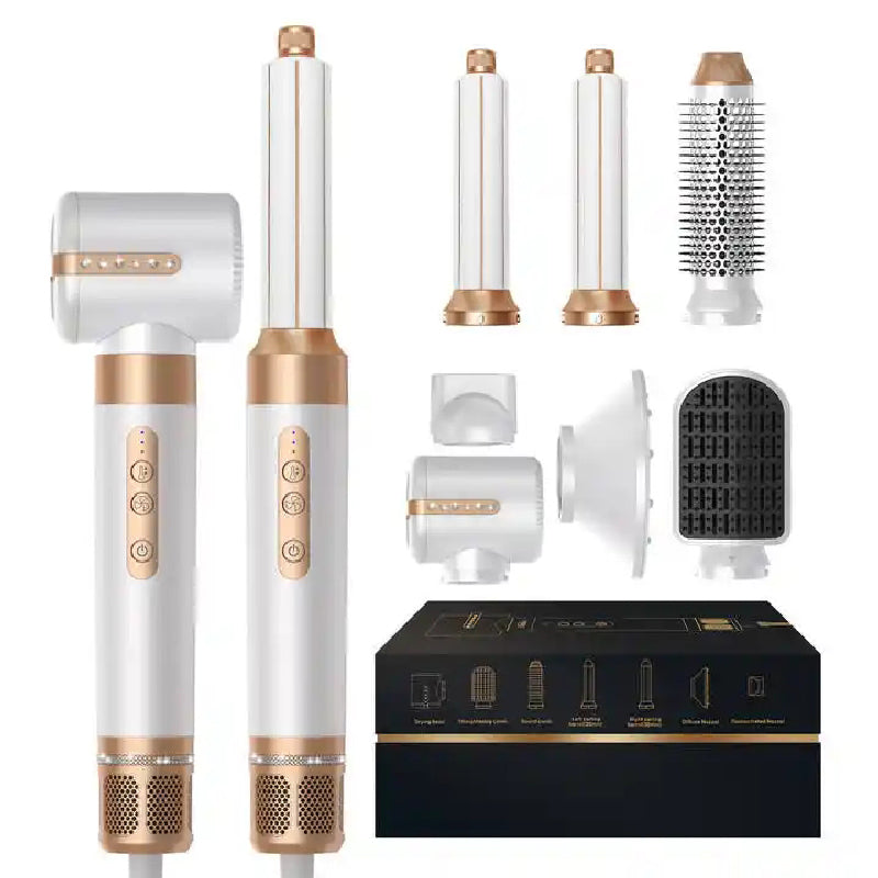 💨 GlowStyle ProSet 7X – Complete 7-in-1 Hair Dryer & Styler Kit