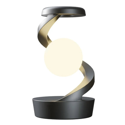🌕 GlowHome OrbitLight X™ – Levitating RGB Ball Lamp with 15W Wireless Charger