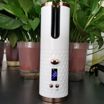 💁‍♀️ GlowStyle CurlEase Air – Cordless Automatic Hair Curler & Power Bank