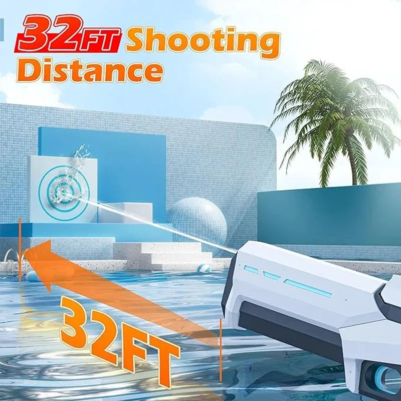 💦 GlowPlay AquaBlaster 8X – Long-Range Summer Water Gun