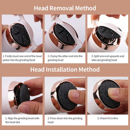 🦶 GlowCare SmoothPro – Rechargeable Electronic Foot File & Callus Remover