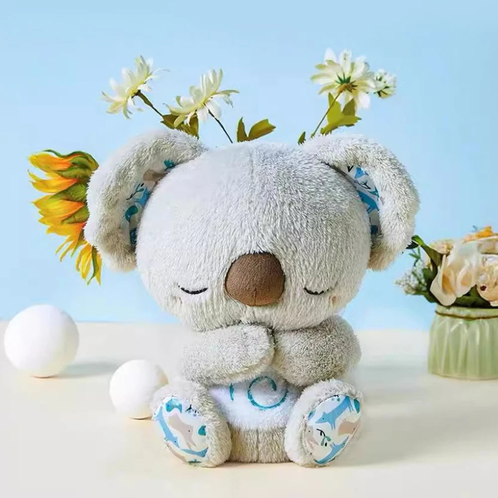🐨 GlowCalm SnuggleBreath Koala – Breathing Plush Animal with Soothing Lights & Music