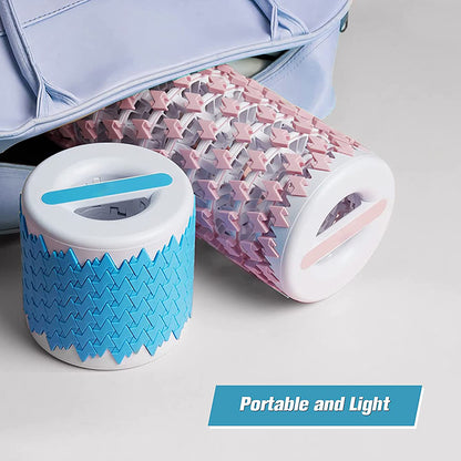 🎯 GlowRoll Compact – Retractable 3D Massage Fitness Roller