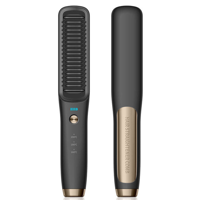 🔥 GlowSmooth AirBrush – Wireless Hair Straightening Comb