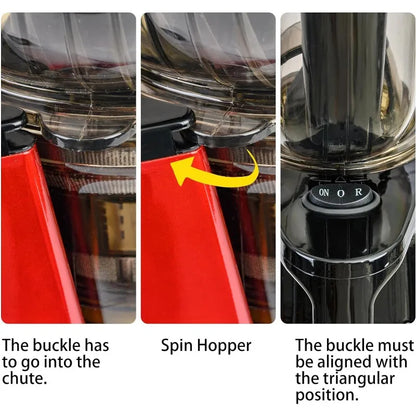 GlowPress ProJuicer – Cold Press Masticating Juicer Machine