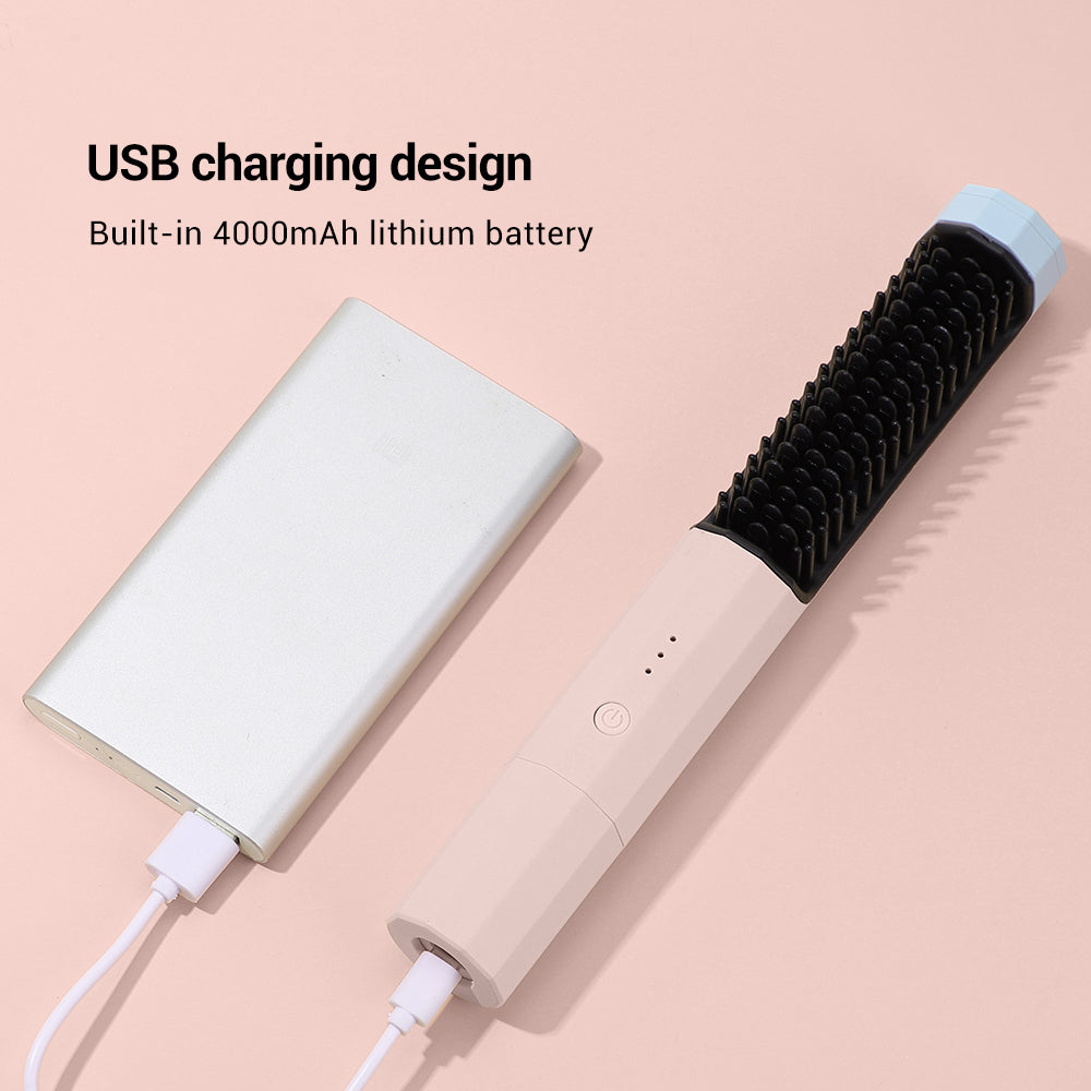 💇‍♀️ GlowStyle FlexPro – 2-in-1 Wireless Curler & Straightener