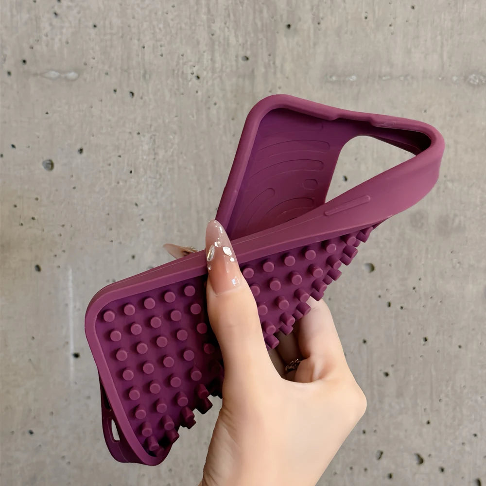 📱 GlowPlay FocusCase – Stress-Relieving Silicone Maze Phone Case for iPhone