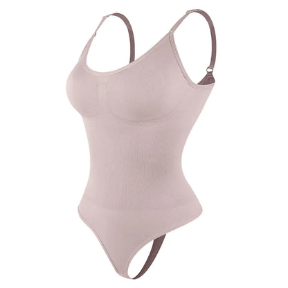 ✨ GlowShape SculptEase Bodysuit – High-Elastic Tummy Control Tank Shapewear