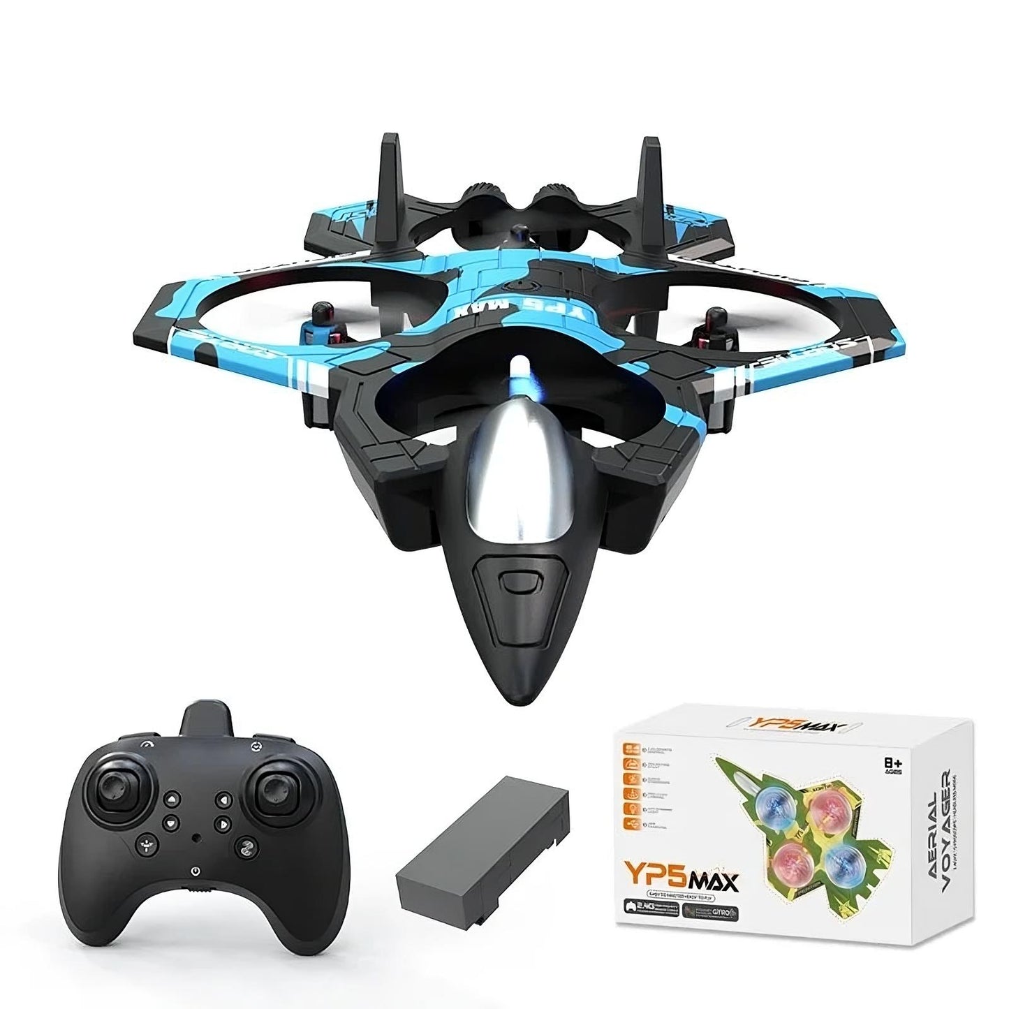 ✈️ GlowJet – Foam RC Plane for Kids