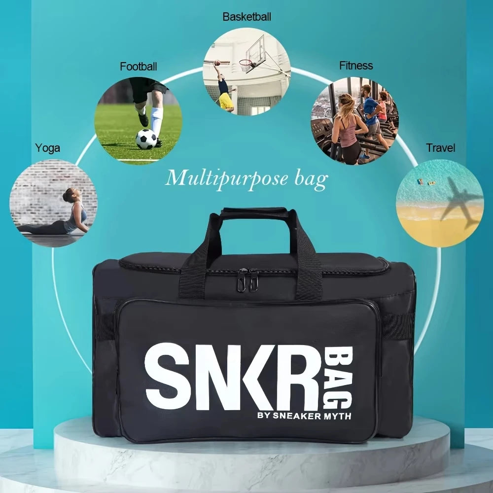 🎒 GlowActive FlexDuffle Pro – Multi-Compartment Sneaker & Sports Gear Bag