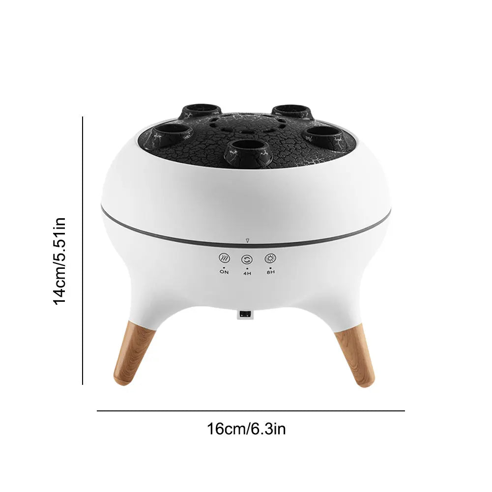🌊 GlowMist AquaJelly Humidifier – 250ml Essential Oil Diffuser & LED Mood Light
