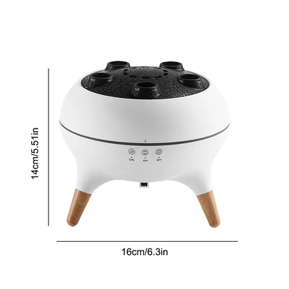🌊 GlowMist AquaJelly Humidifier – 250ml Essential Oil Diffuser & LED Mood Light
