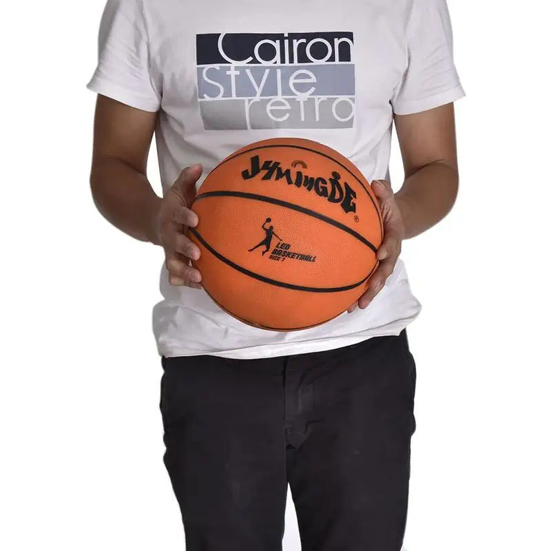 🏀 GlowPlay NightBall Pro – LED Glowing Basketball with Motion-Activated Lights