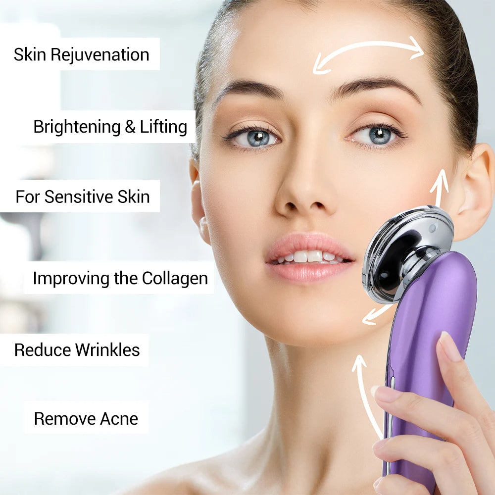 ✨ GlowLift Radiance7 – 7-in-1 RF, EMS & LED Face Lifting Device