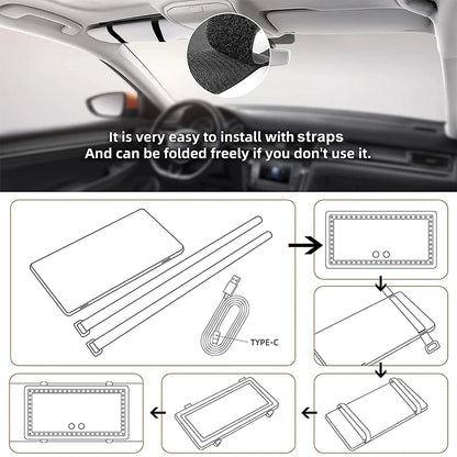 GlowMirror - Car Makeup Mirror