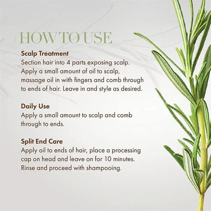 🌿 GlowRoot VitalOil – 100% Pure Rosemary Hair Growth Essential Oil