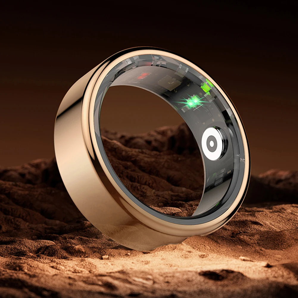 💍 GlowFit PulseRing Pro – Advanced Fitness Smart Ring with Heart Rate, Sleep & GPS Sports Tracking