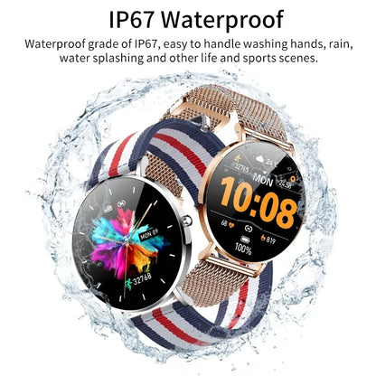 ⌚ GlowTime EliteView – LIGE Ultra-Thin AMOLED Smartwatch