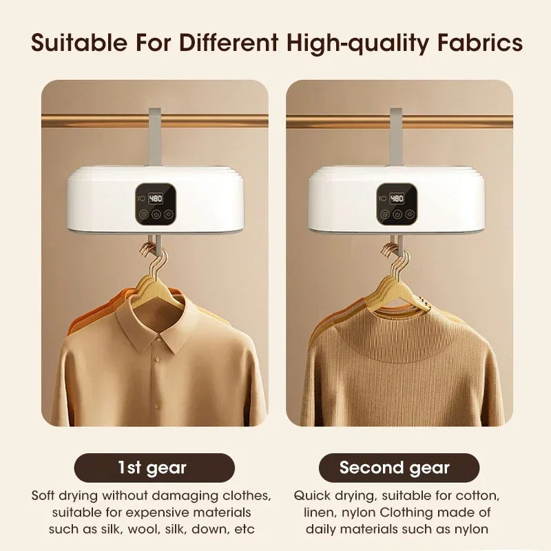 👚 GlowHome AirDry Mini – Portable Clothes Dryer with UV & Fast-Dry Technology