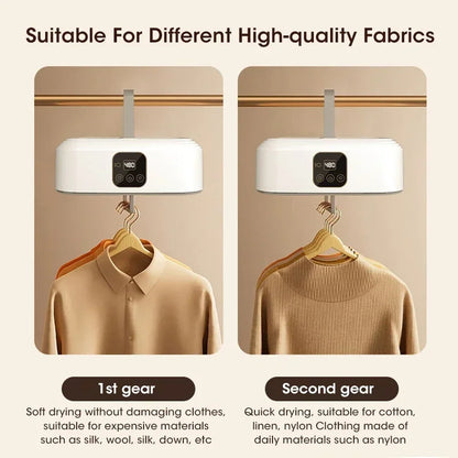 👚 GlowHome AirDry Mini – Portable Clothes Dryer with UV & Fast-Dry Technology