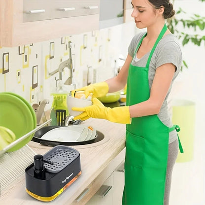 GlowClean - 3-in-1 Dual Soap Dispenser Set