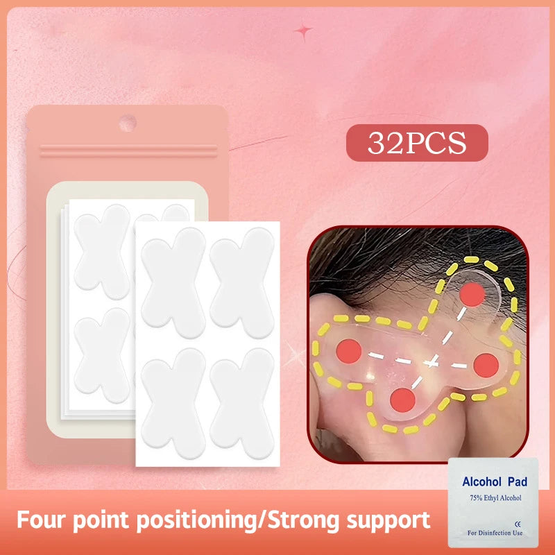 👂 GlowCare EarLift Stickers – Invisible Non-Surgical Ear Correctors