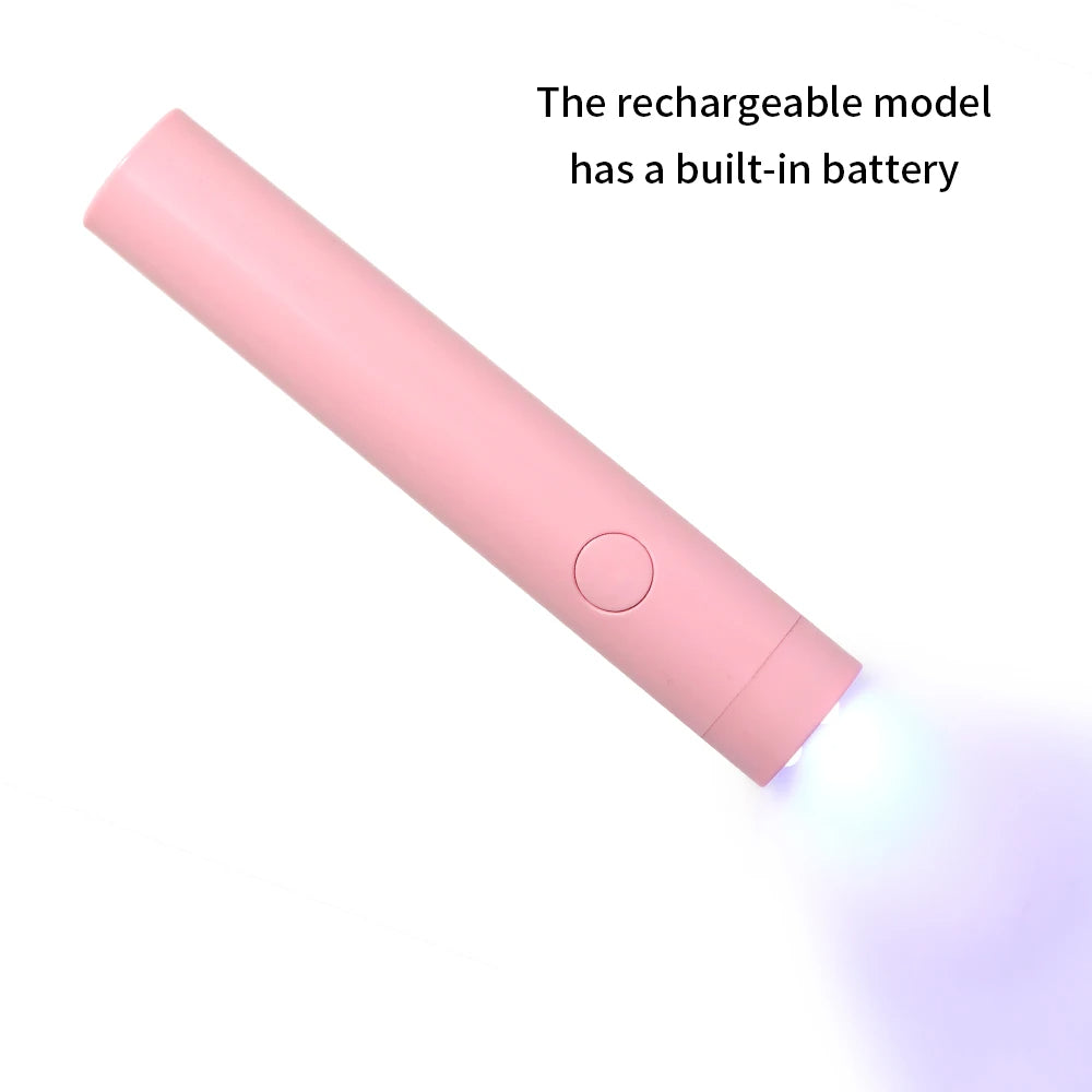 💅 GlowNail FlashCure – Rechargeable Quick-Dry UV Gel Nail Lamp