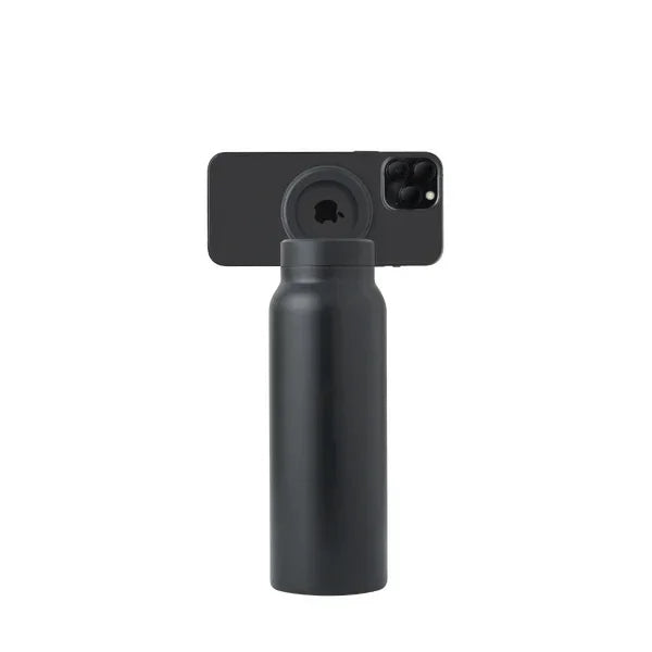 💧📱 GlowHydrate MagnetiSip –Insulated Water Bottle with 360° Magnetic Phone Mount