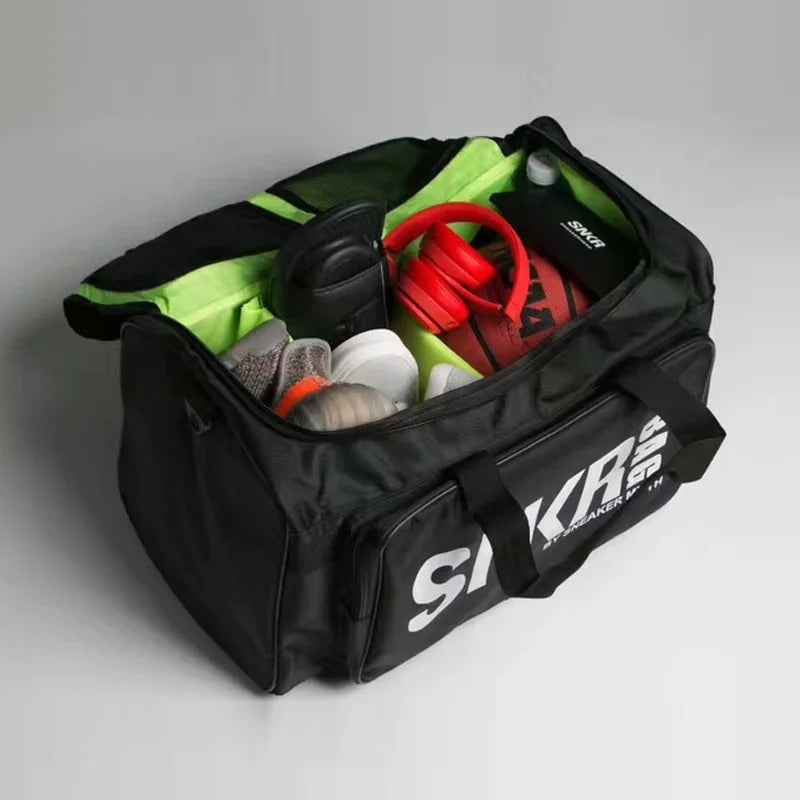 🎒 GlowActive FlexDuffle Pro – Multi-Compartment Sneaker & Sports Gear Bag