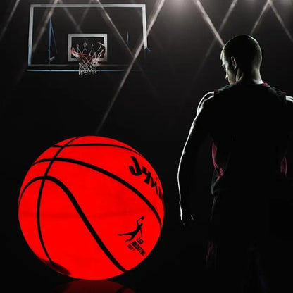 🏀 GlowPlay NightBall Pro – LED Glowing Basketball with Motion-Activated Lights