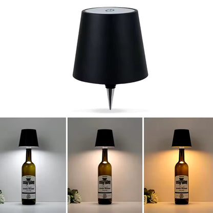 💡 GlowHome AuraBottle – Dimmable LED Bottle Lamp with Rechargeable Battery