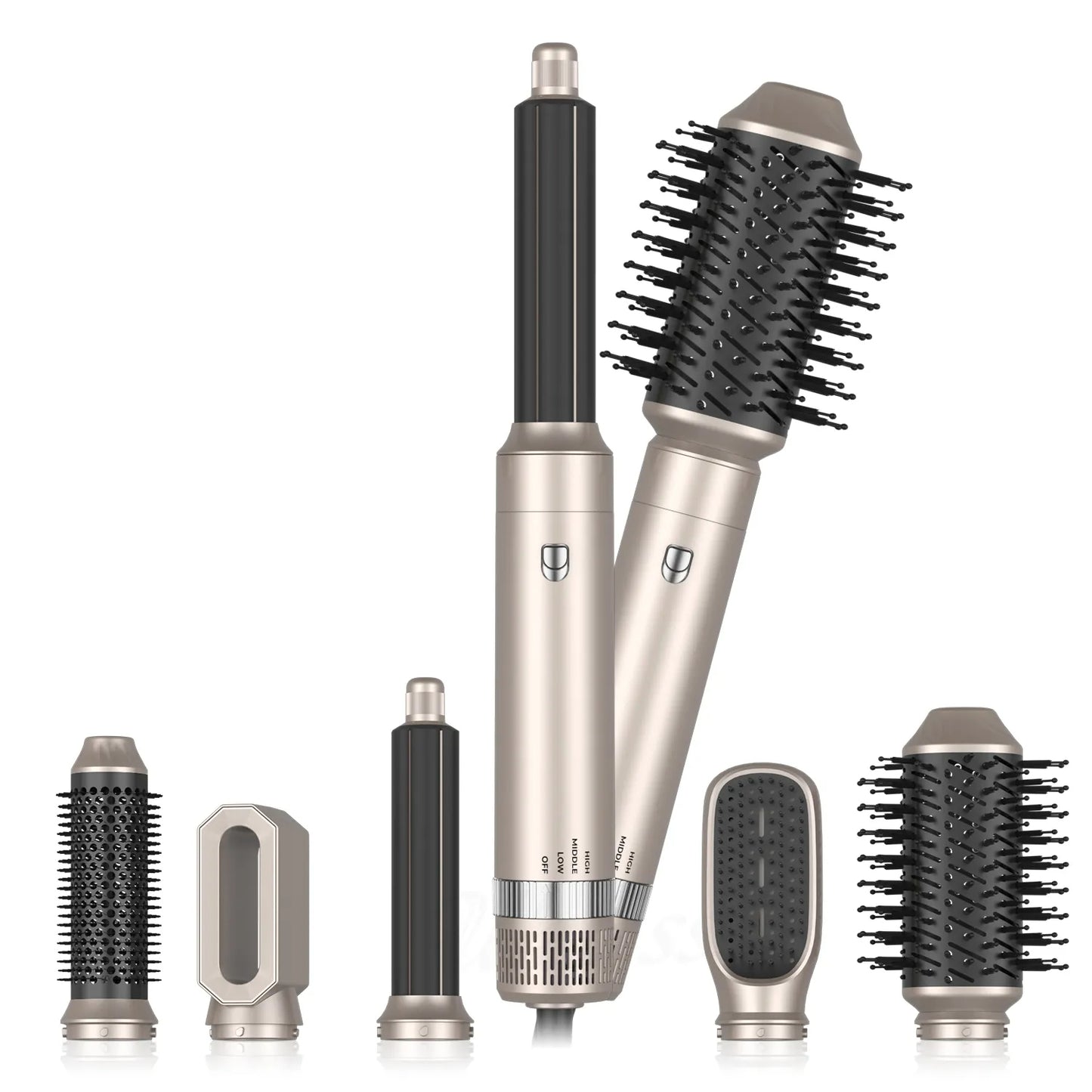 💨 GlowStyle AirMaster 6X – 6-in-1 Hair Dryer Brush & Volumizer