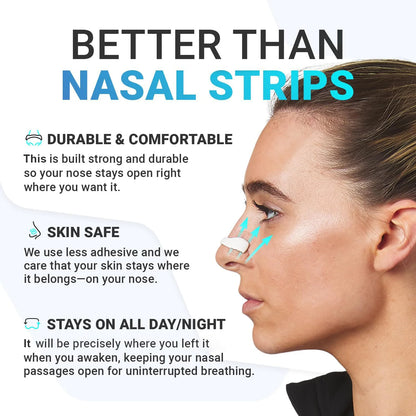 🌬 GlowBreathe IntakeTabs Pro – Extra-Strength Nasal Breathing Strips