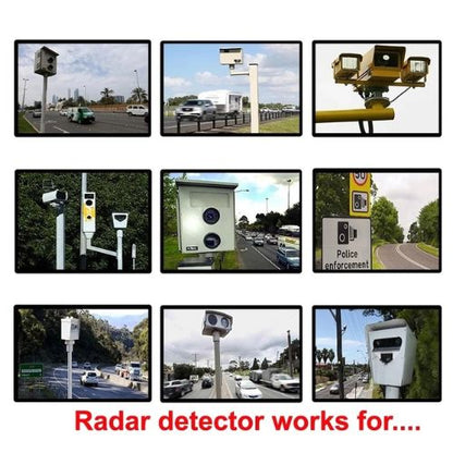 🚗 GlowDrive SpeedAlert X – Long-Range Laser Radar Detector