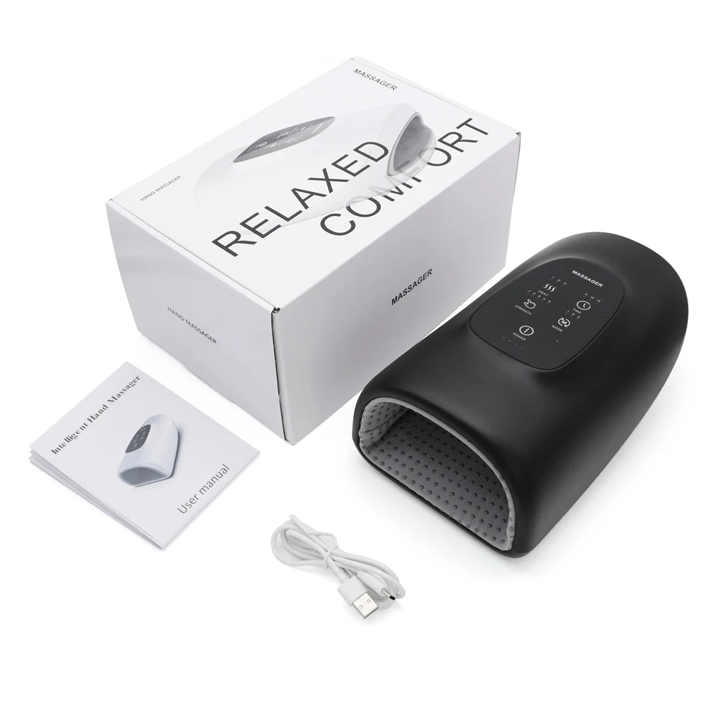 ✋ GlowRelief HandHaven – Wireless Electric Hand Massager with Heat & Compression