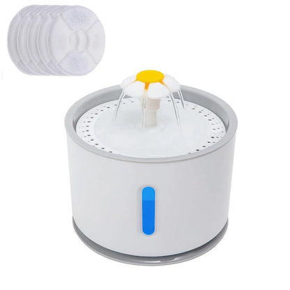🐱 GlowPet BloomFlow – Petal-Inspired Cat Water Fountain