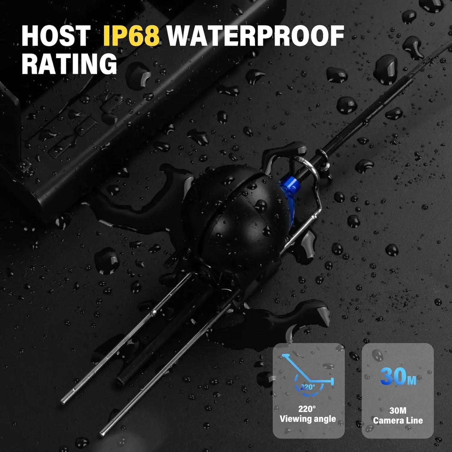 🎣 GlowScan – 4.3” Portable Fish Finder