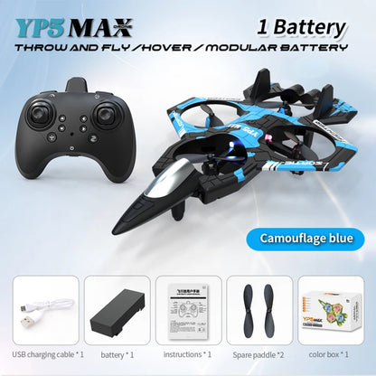 ✈️ GlowJet – Foam RC Plane for Kids